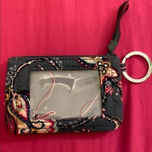 Vera Bradley keychain wallet
